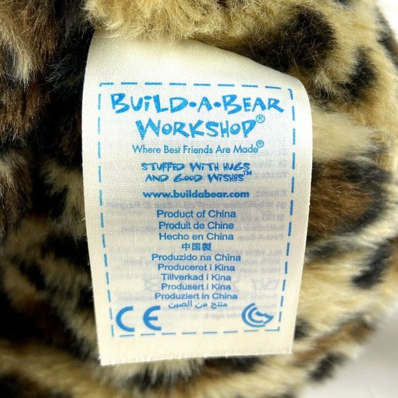 Build A Bear WWF Leopard Cheetah Plush Stuffed Animal 2012 World Wildlife 12" - Picture 7 of 11